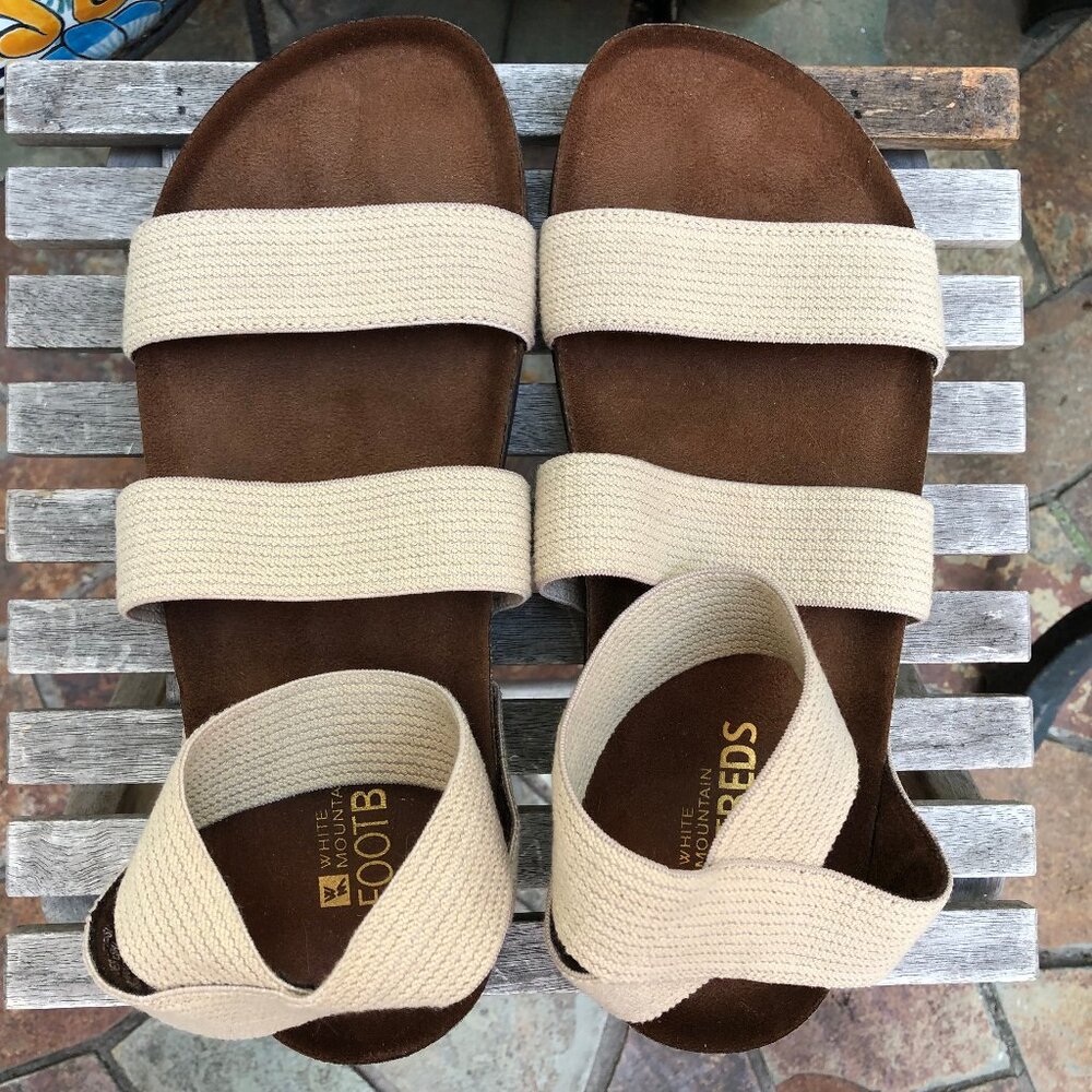🛍️✨ 3 for $20 Closet Sale ✨🛍️ White Mountain Footbeds Fabric Strap Sandals
